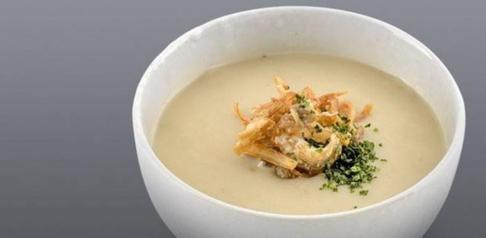 Крем суп с белыми грибами