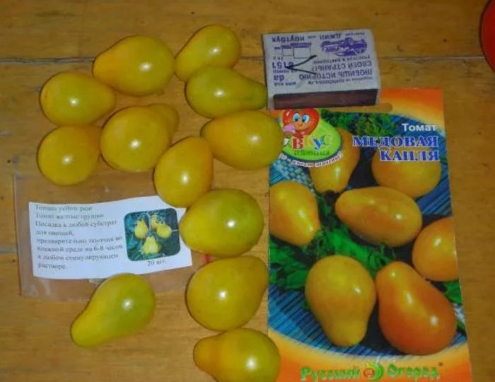 Семена и плоды томата Медовая капля
