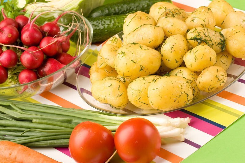 Приготовленный картофель Жуковский