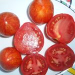 Сорт томата Воловье сердце полосатое