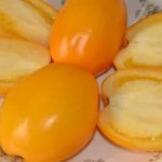 Желтые плоды в разрезе